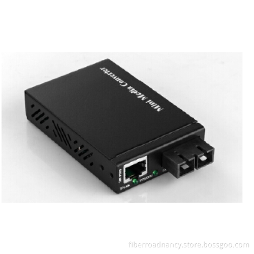 Mini 1000M Fiber Optic Media Converter SC singlemode